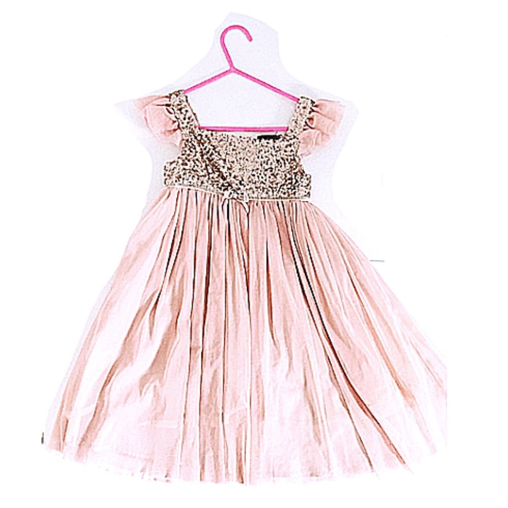 Tulle toddler long dress